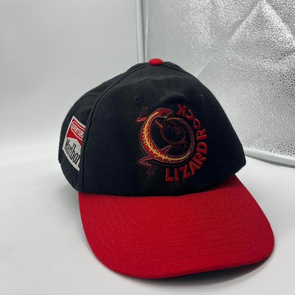 Vintage 1990s Marlboro Adventure Red Trucker Hat BRAND NEW